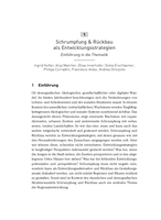 Schrumpfung & Rückbau als Entwicklungsstrategien: Einführung in die Thematik