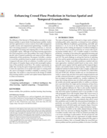 Enhancing Crowd Flow Prediction in Various Spatial and Temporal Granularities