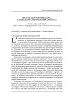 Educare al futuro: pedagogia e Intelligenza Artificiale per l’umanità