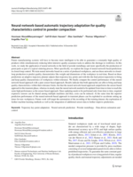 Neural-Network-based Automatic Trajectory Adaptation for Quality Characteristics Control in Powder Compaction