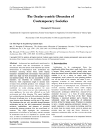 The Ocular-centric Obsession of Contemporary Societies