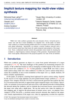 Implicit Texture Mapping for Multi-View Video Synthesis
