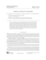 Abstract Completion, Formalized