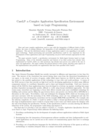 CaseLP: A Complex Application Specification Environment based on Logic Programming