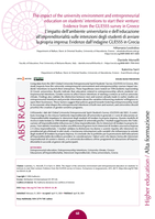 The impact of the university environment and entrepreneurial education on students’ intentions to start their venture:Evidence from the GUESSS survey in Greece