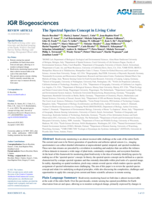 The Spectral Species Concept in Living Color