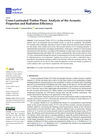 Cross-Laminated Timber Floor: Analysis of the Acoustic Properties and Radiation Efficiency