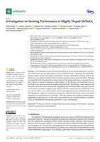 Investigation on Sensing Performance of Highly Doped Sb/SnO2
