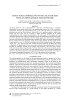 Structural modelling of multilayer skis with an open source FEM software