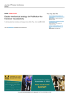 Electro-mechanical analogy for Prabhakar-like fractional viscoelasticity