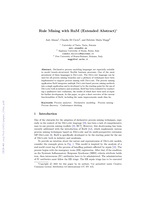 Rule Mining with RuM (Extended Abstract)