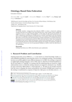 Ontology-based data federation: extended abstract
