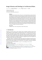 Image Schemas and Ontology in Architectural Rules