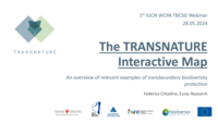 The TRANSNATURE Interactive Map: An overview of relevant examples of transboundary biodiversity protection