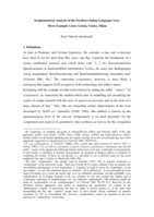 Scriptometrical analysis of the Northern Italian language area: Three example cases: Genoa, Venice, Milan