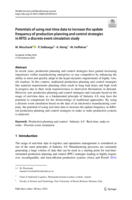 Potentials of using real‑time data to increase the update frequency of production planning and control strategies in MTO: a discrete event simulation study