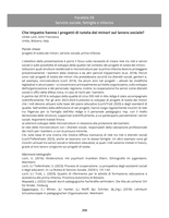 Che impatto hanno i progetti di tutela dei minori sul lavoro sociale?