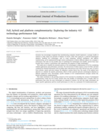 Full, hybrid and platform complementarity: Exploring the industry 4.0 technology-performance link