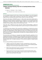 Combine strategic planning tools for co-creating resilient urban solutions