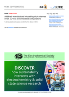 Additively manufactured microstrip patch antennas in flat, curved, and embedded configurations