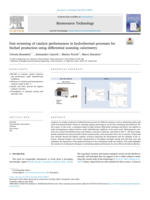 Fast screening of catalyst performances in hydrothermal processes for biofuel production using differential scanning calorimetry