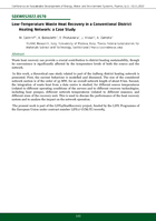 Low-temperature waste heat recovery in a conventional district heating network: a case study