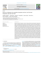 Review of indicators for mountain ecosystem services: Are the most frequently used also the best?