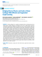 Bridging Diverse Physics and Scales of Knee Cartilage With Efficient and Augmented Graph Learning