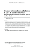 When Fear Knocks on the Door: The Case of a Picture Book: Social-Emotional Learning in Early Childhood in China and Italy