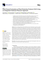 Wind Tunnel Evaluation of Plant Protection Products Drift Using an Integrated Chemical–Physical Approach