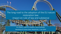 The long road to the adoption of the EU nature restoration law: impact on rule of law and substance