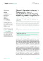 Cryospheric changes in Eurasian water towers: cloud-platform-aided mapping, monitoring, and model-prediction
