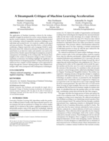 A Steampunk Critique of Machine Learning Acceleration