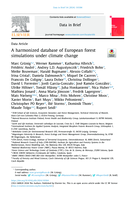 A harmonized database of European forest simulations under climate change