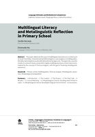Multilingual literacy and metalinguistic reflection in primary school