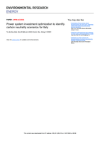 Power system investment optimization to identify carbon neutrality scenarios for Italy