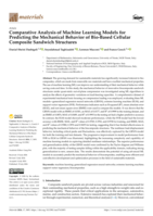 Comparative Analysis of Machine Learning Models for Predicting the Mechanical Behavior of Bio-Based Cellular Composite Sandwich Structures