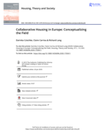 Collaborative Housing in Europe: Conceptualizing the Field