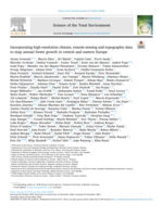Incorporating high-resolution climate, remote sensing and topographic data to map annual forest growth in central and eastern Europe