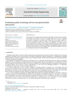 Evaluating quality of ontology-driven conceptual models abstractions
