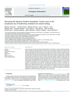 Reviewing the spectral variation hypothesis: Twenty years in the tumultuous sea of biodiversity estimation by remote sensing