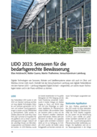 LIDO 2023. Sensoren für die  bedarfsgerechte Bewässerung