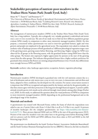 Stakeholder perception of nutrient-poor meadows in the Trudner Horn Nature Park (South Tyrol, Italy)