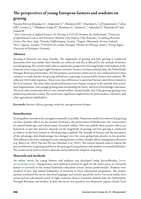 The perspectives of young European farmers and students on grazing