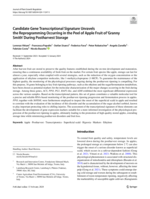 Candidate Gene Transcriptional Signature Unravels the Reprogramming Occurring in the Peel of Apple Fruit of ‘Granny Smith’ During Postharvest Storage
