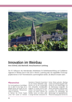 Innovation im Weinbau