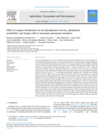Effect of organic fertilisation on soil phosphatase activity, phosphorus availability and forage yield in mountain permanent meadows