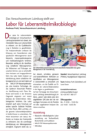 Das Versuchszentrum Laimburg stellt vor: Labor für Lebensmittelmikrobiologie