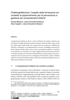 ChallengeINschool: L’impatto della formazione sul contesto di apprendimento per la prevenzione e gestione dei comportamenti sfidanti