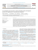 An investigation into the extent to which sustainable product development practices are implemented in manufacturing companies